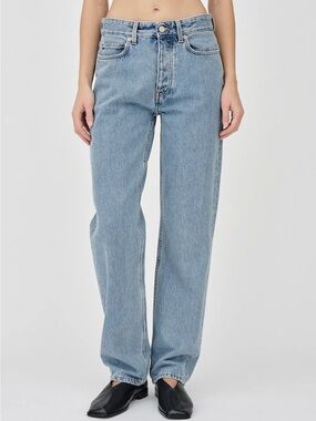 Won hundred Classic High-Rise Straight Leg Jeans - Light Blue size 29/30